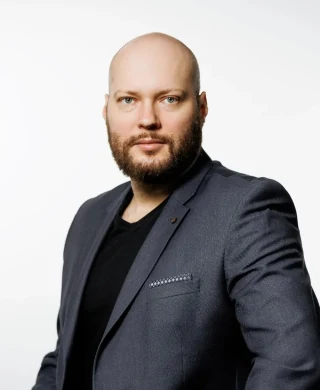Portrait of Yevhen Fedoriuk